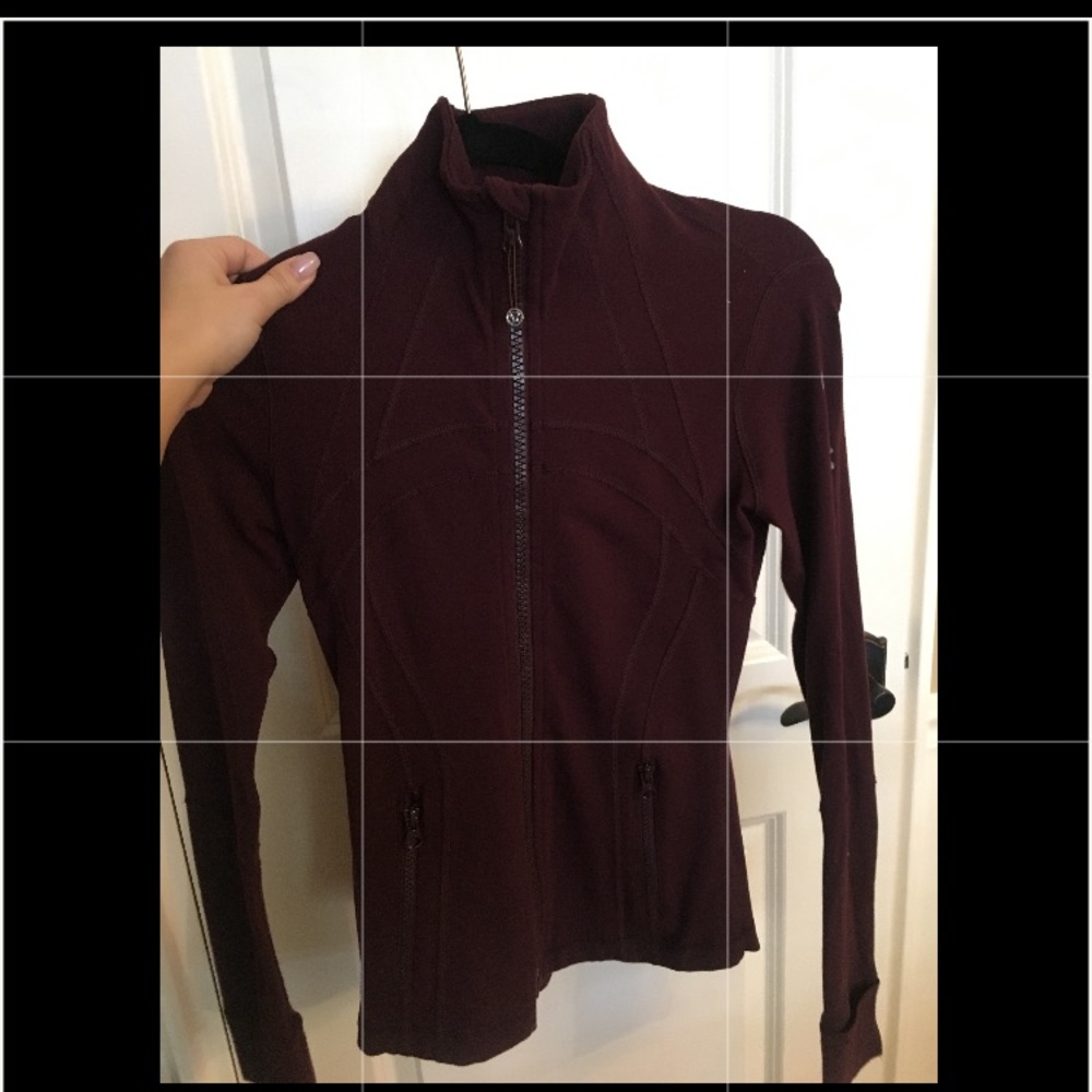 Burgundy Lululemon Define Jacket